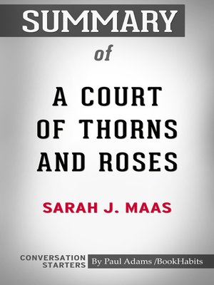 cover image of Summary of a Court of Thorns and Roses